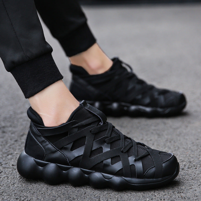Autumn Black Canvas Shoes Men'S Shoes Trendy Shoes Mostore.com