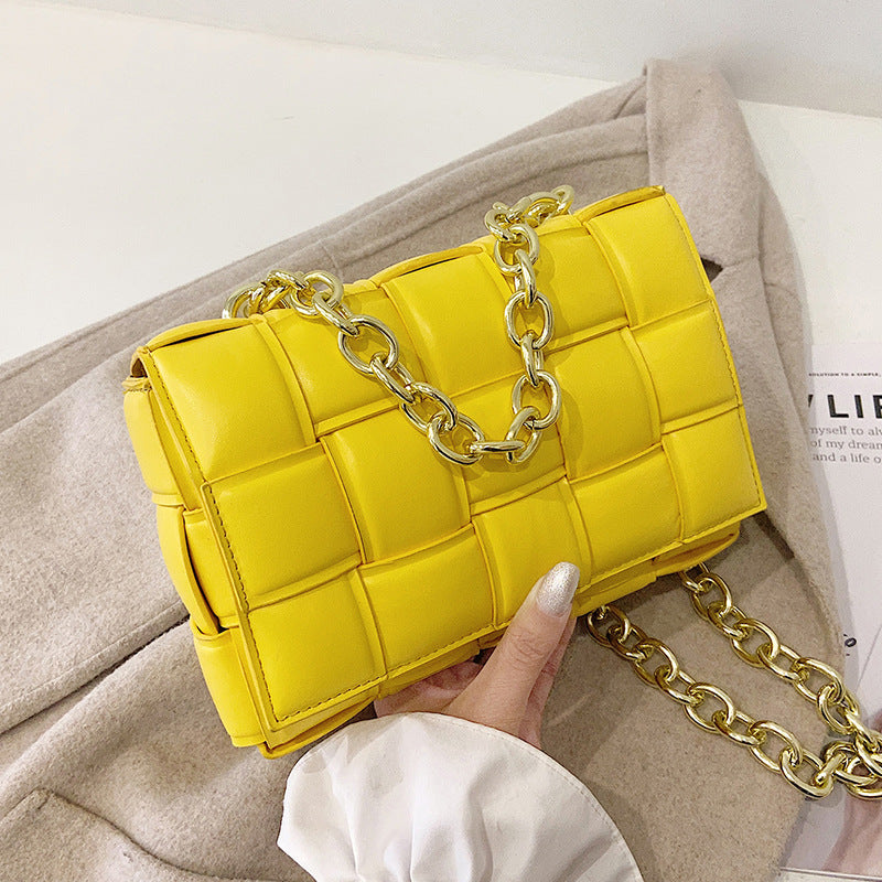 Woven soft top chain pack with versatile cross shoulder Mostore.com