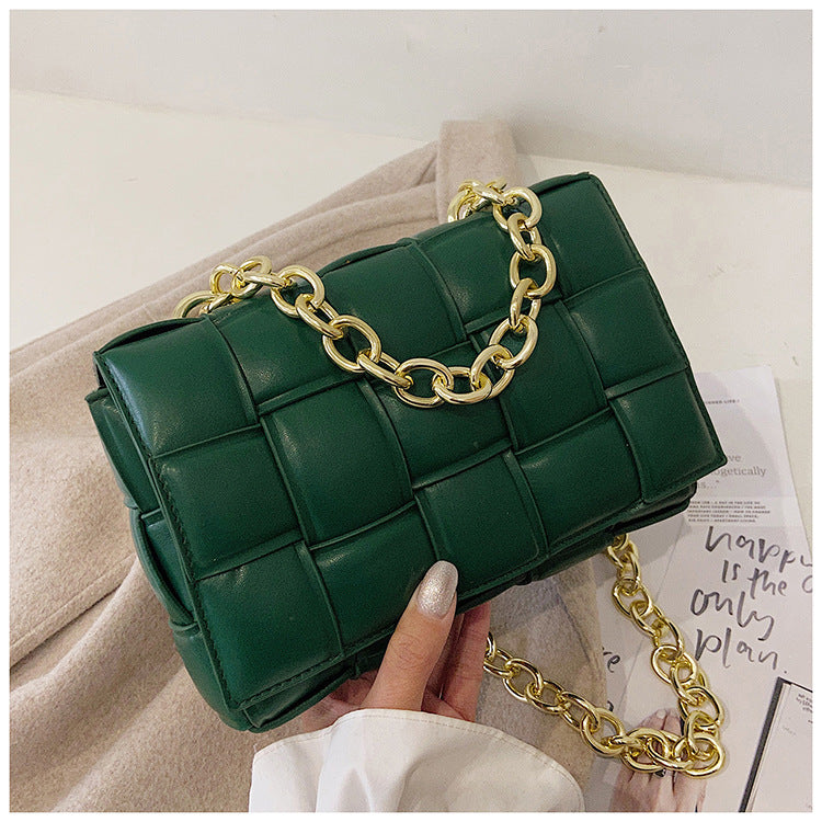Woven soft top chain pack with versatile cross shoulder Mostore.com