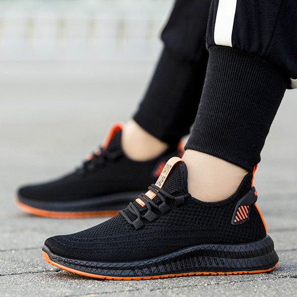 Men's shoes flying woven sneakers casual shoes Mostore.com