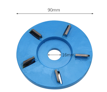 Meterk Six Teeth Power Wood Carving Disc Tool Milling Cutter For 16mm Aperture Angle Grinder Power Tool Accessories American Varieties