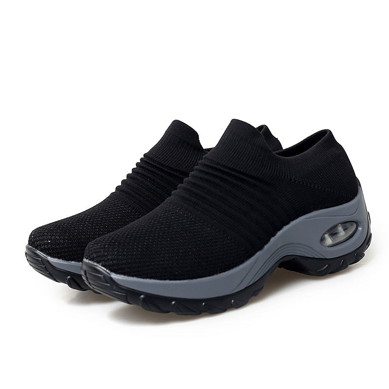 Dancing Soft Bottom Flying Woven Rocking Shoes Mostore.com
