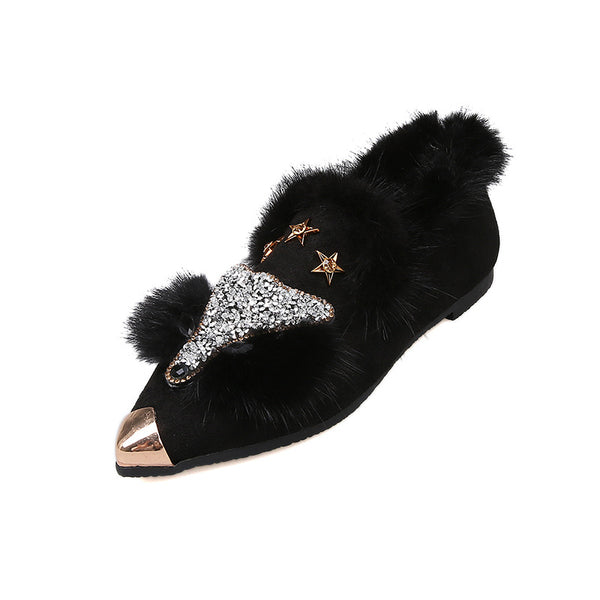 Fur shoes Mostore.com