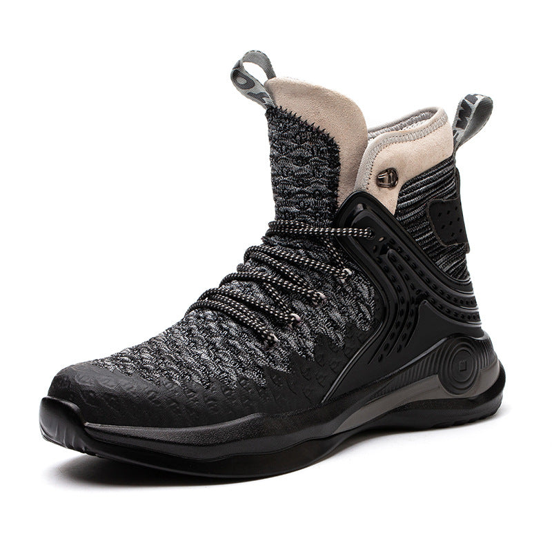 High-top Safety Shoes Construction Protective Footwear Men Steel Toe Shoes Breathable Hiking Boots Puncture Proof Work Boots Mostore.com