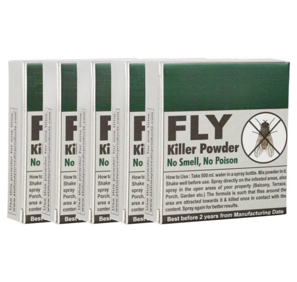 Fly Killer Powder Pack Of 5 Box Cockroach Killer Powder Roach Killer Herbal Organic Pesticides Insecticide Cockroach Repellent Wholesale Kitchen Office Bedroom Pet Safe Odourless Non Toxic American Varieties