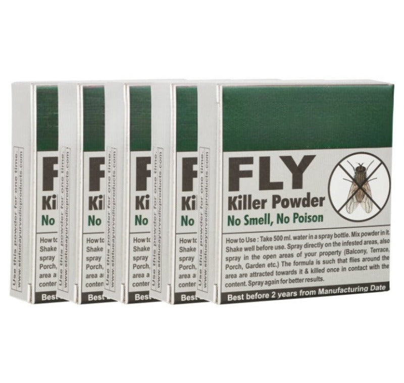 Fly Killer Powder Pack Of 5 Box Cockroach Killer Powder Roach Killer Herbal Organic Pesticides Insecticide Cockroach Repellent Wholesale Kitchen Office Bedroom Pet Safe Odourless Non Toxic American Varieties