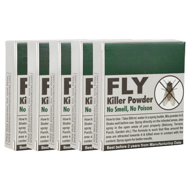 Fly Killer Powder Pack Of 5 Box Cockroach Killer Powder Roach Killer Herbal Organic Pesticides Insecticide Cockroach Repellent Wholesale Kitchen Office Bedroom Pet Safe Odourless Non Toxic American Varieties