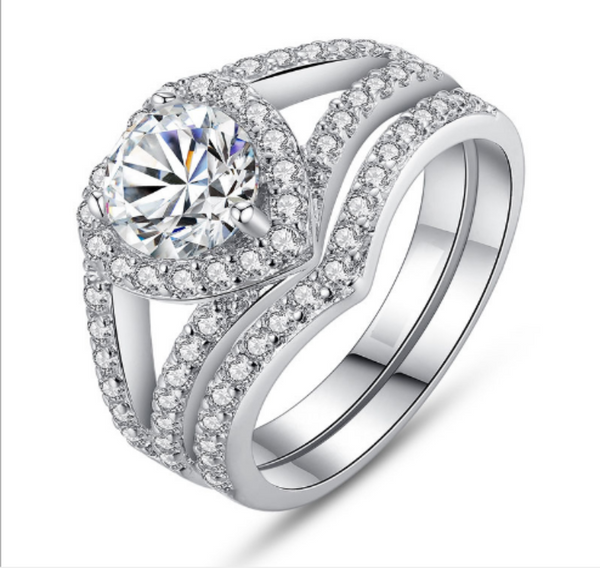 Heart-shaped Diamond Ring Mostore.com