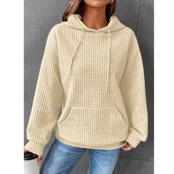 Women's Loose Casual Solid Color Long-sleeved Sweater American Varieties