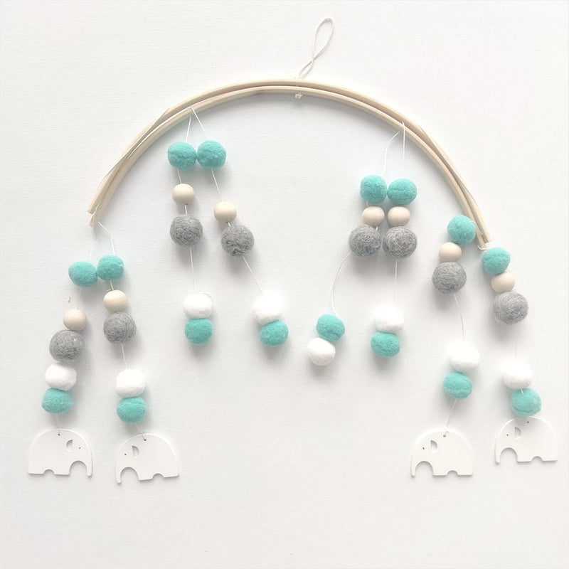 Wind chime with wood beads from northern Europe Mostore.com