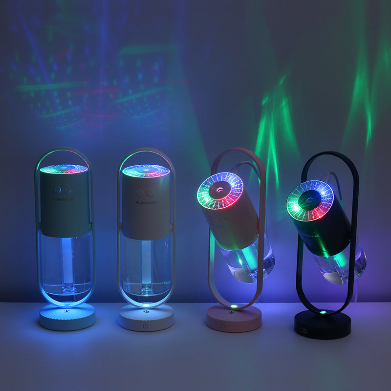 Magic Negative Air Ion Humidifier  Ultrasonic Essential Oil Diffuser Cool Mist Air Purifier 7 Color Lights Mostore.com