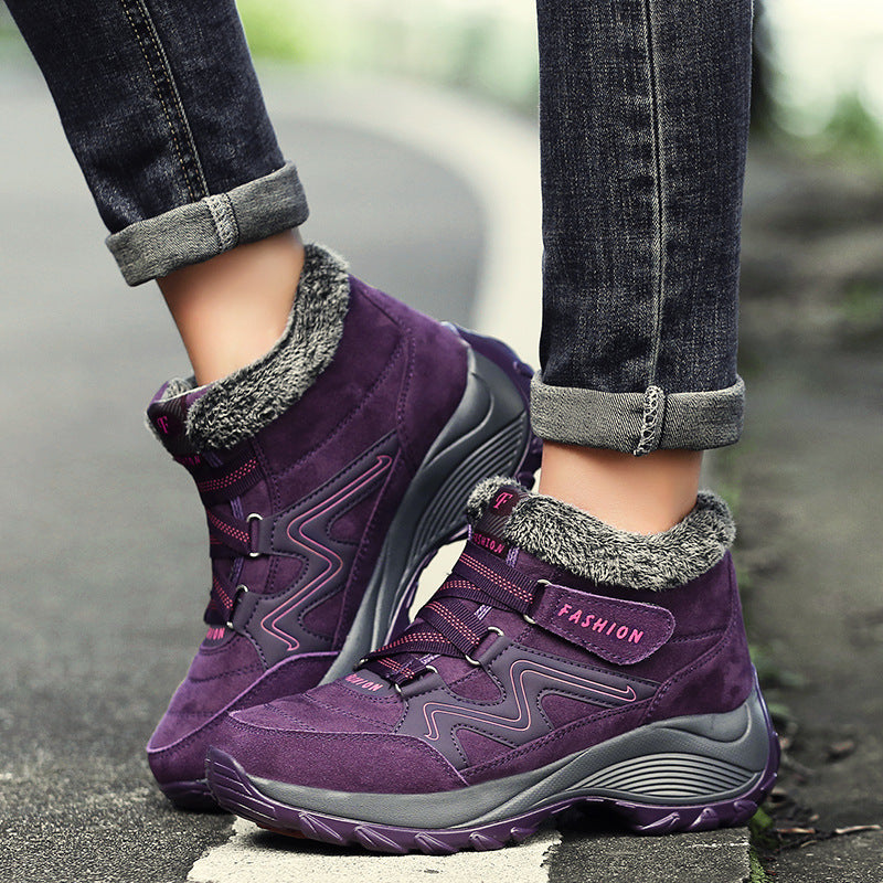 Hiking Shoes For Women Real Leather Non-Slip Outdoor Hiking Boots Trekking Shoes Waterproof Sport Sneakers Camping Sport Shoes Mostore.com
