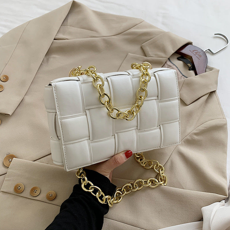 Woven soft top chain pack with versatile cross shoulder Mostore.com