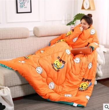 Winter Lazy Quilt with Sleeves Mostore.com