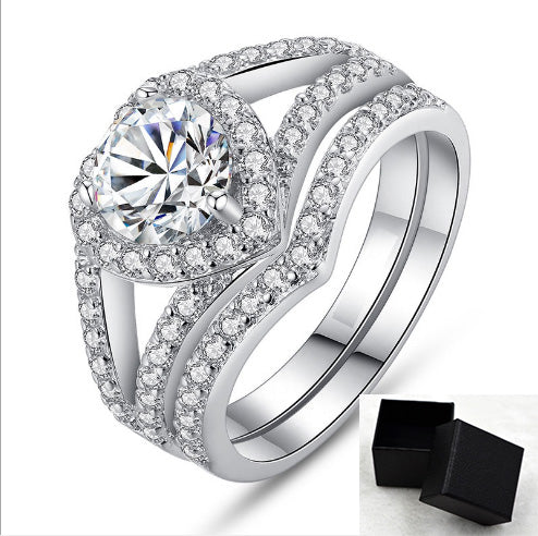 Heart-shaped Diamond Ring Mostore.com