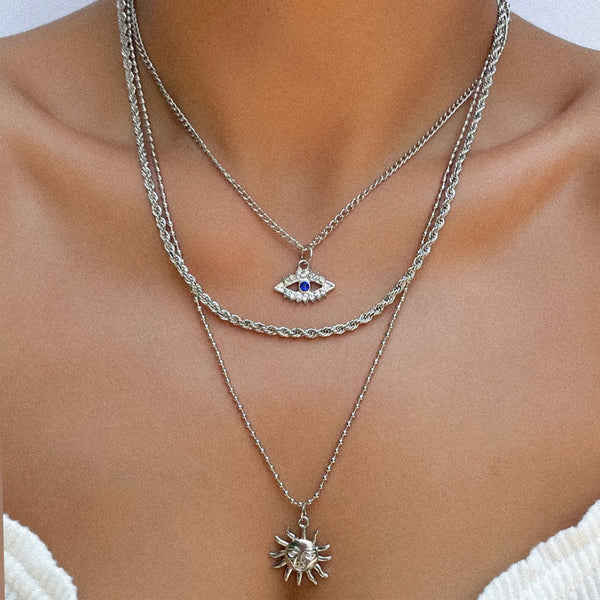 Jewelry Creative Personality Punk Devil's Eye Necklace Mostore.com