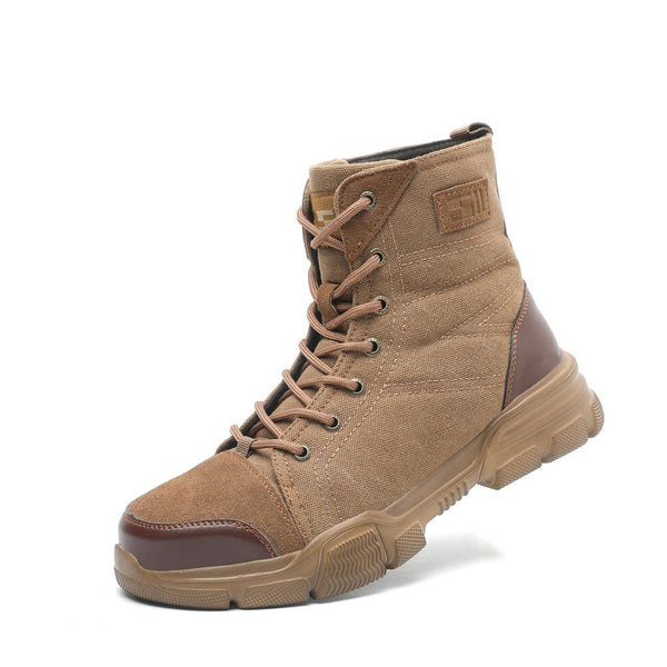 Safety Shoes Steel Toe Cap High-Top Work Protective Labor Insurance Shoes Mostore.com