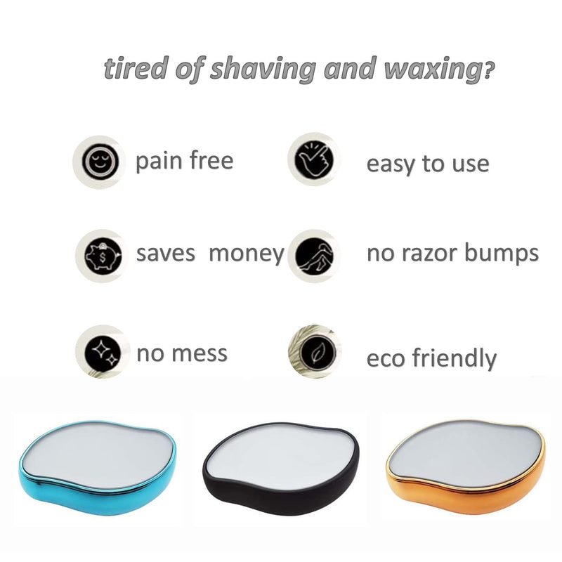 Crystal Hair Remover Crystal Physical Hair Eraser Painless Safe Epilator Easy Cleaning Reusable Body Beauty Depilation Tool Glass Crystal Hair Removal Mostore.com