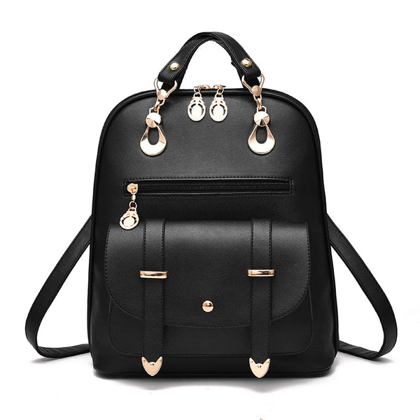 Female bag fashion PU leather dual-use backpack Mostore.com