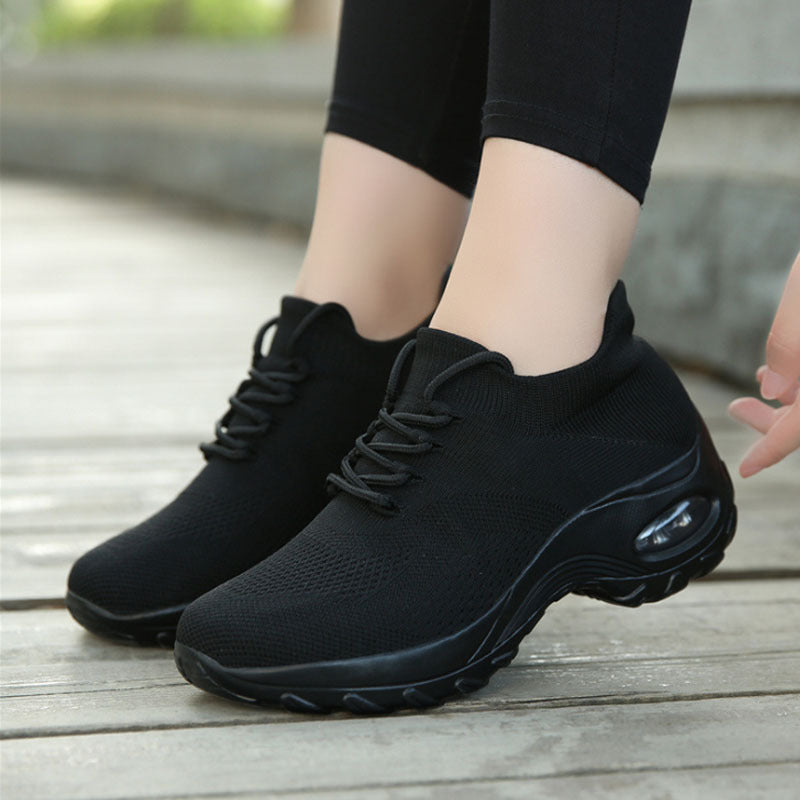Sports shoes women flying knit socks shoes shaking shoes Mostore.com