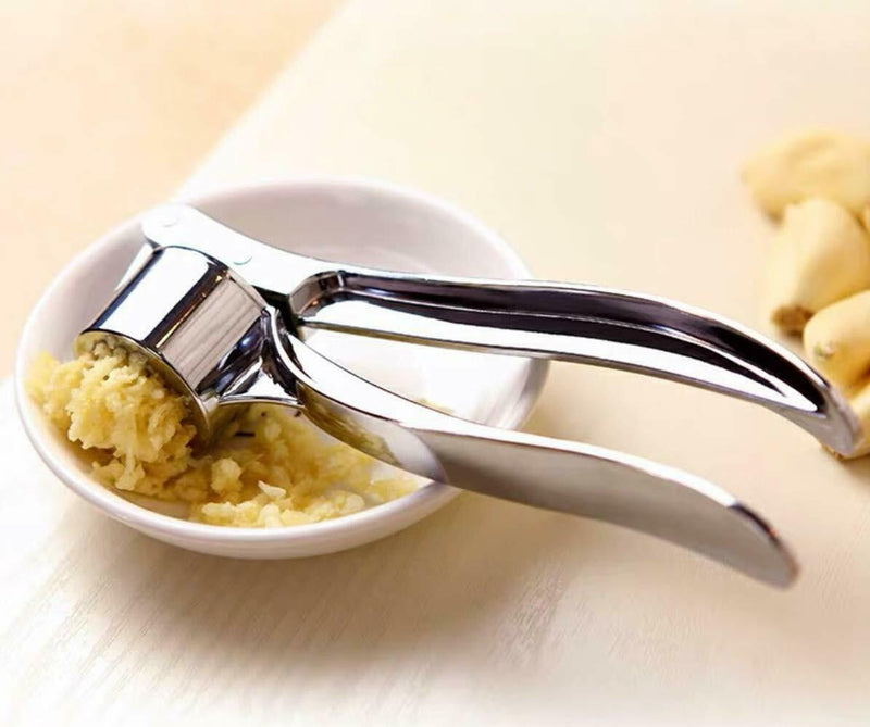 Garlic Press Crusher Mincer Chopper Peeler Squeeze Cutter Stainless Steel Ginger Mostore.com