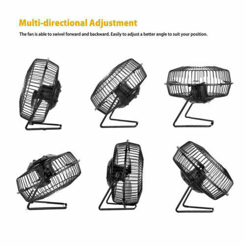 USB Desk Table Fan Personal Small Air Circulator Quiet Mini Portable Retro Fan American Varieties