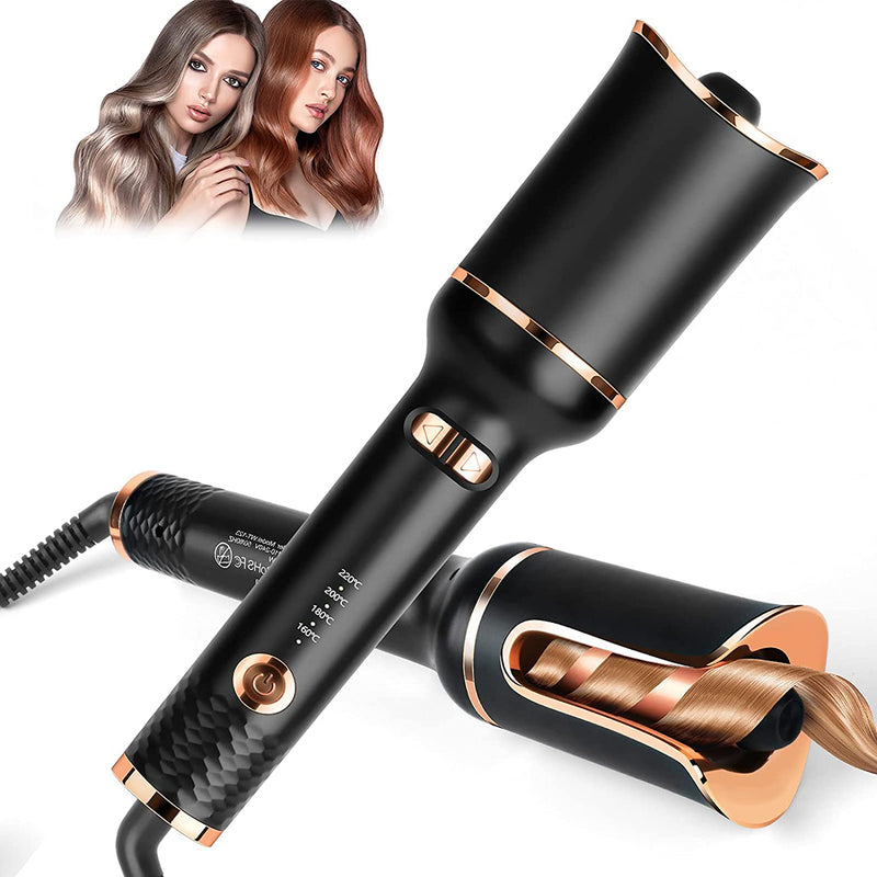 Automatic Curling Iron Air Curling Flat Iron Magic Wand Wave Styling Automatic Rotating Curling Wand Salon Styling Mostore.com