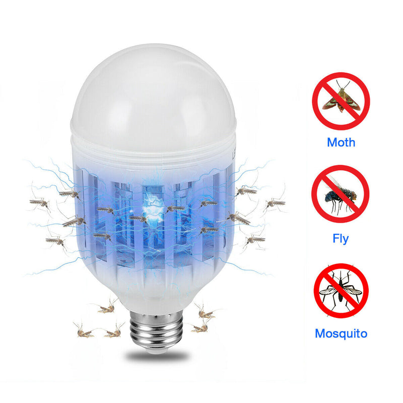 Bug Zapper Light Bulb Mosquito Lamp Fly Trap Killer Indoor Outdoor Insect E26 E27 American Varieties