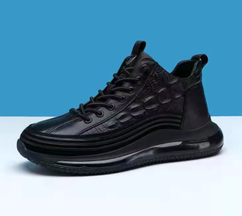 Warm Air Cushion  Pattern Elastic Band Trend Men's Shoes Mostore.com