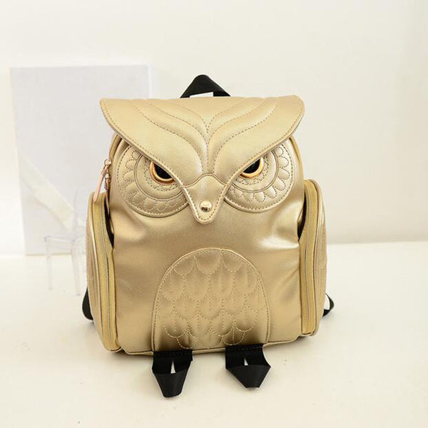 Japanese and Korean trends, women's Owl backpack, leisure travel bag, fashion personality cartoon Backpack Mostore.com