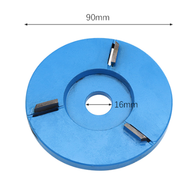 Meterk Six Teeth Power Wood Carving Disc Tool Milling Cutter For 16mm Aperture Angle Grinder Power Tool Accessories American Varieties