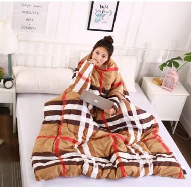 Winter Lazy Quilt with Sleeves Mostore.com