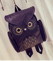 Japanese and Korean trends, women's Owl backpack, leisure travel bag, fashion personality cartoon Backpack Mostore.com