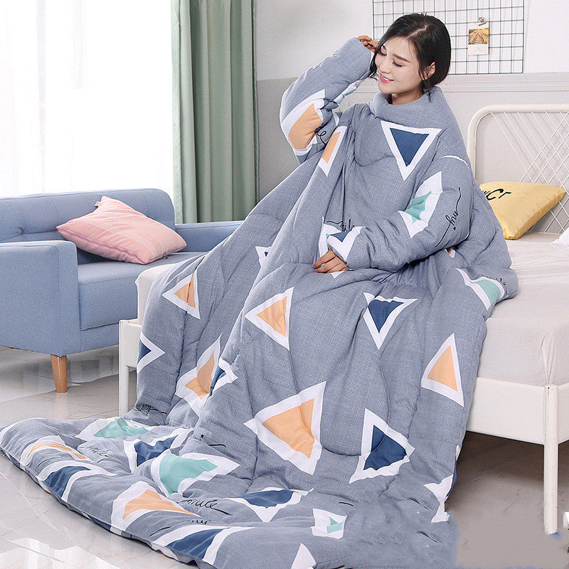 Winter Lazy Quilt with Sleeves Mostore.com