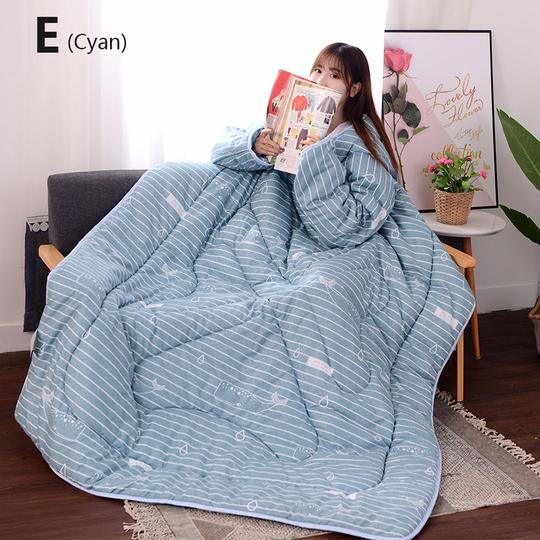 Winter Lazy Quilt with Sleeves Mostore.com