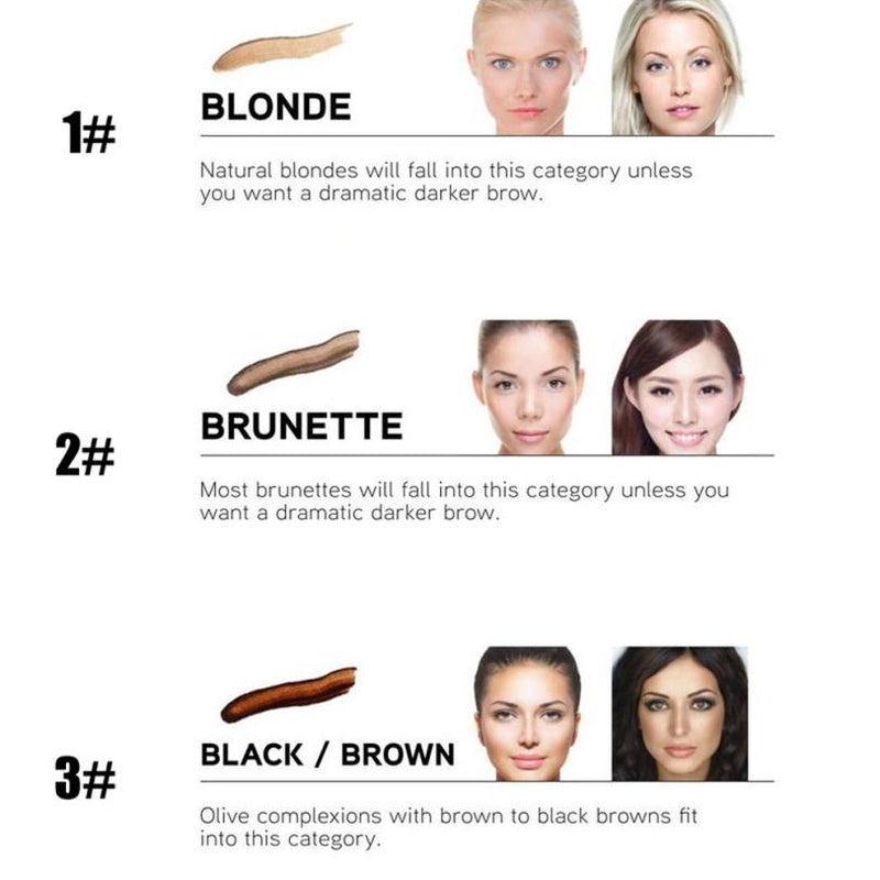 New Long Lasting Ultra-Fine Four-Comb Eyebrow Pencil Mostore.com