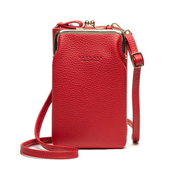 Fashion Lychee Pattern Solid Color Diagonal Shoulder Bag Mostore.com