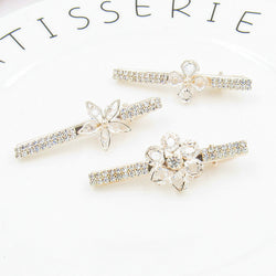Korean Hair Accessories Rhinestone Bangs Clip