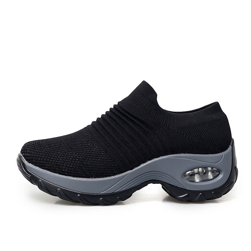 Dancing Soft Bottom Flying Woven Rocking Shoes Mostore.com