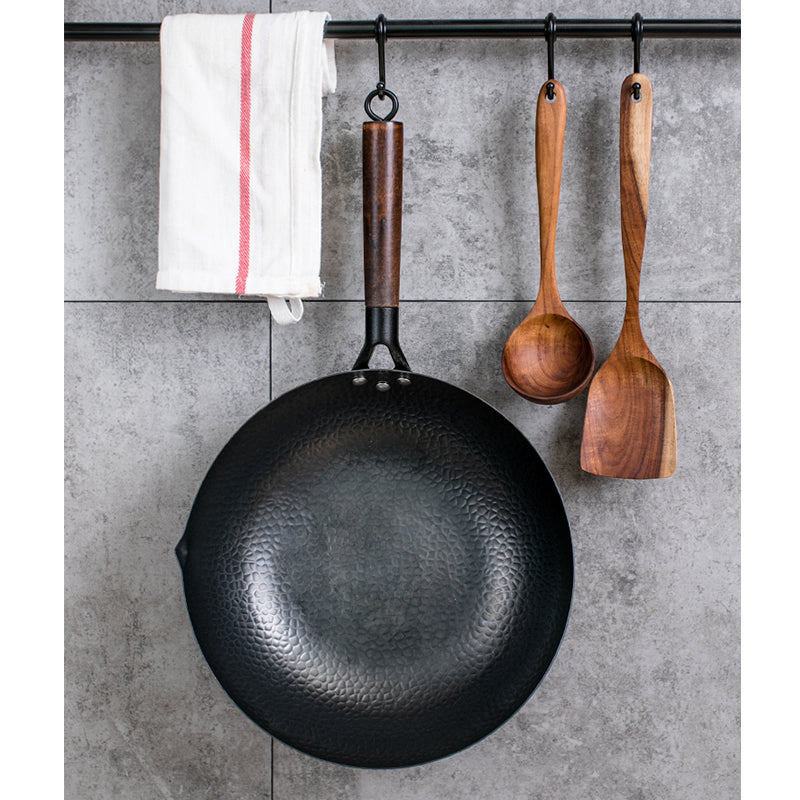 Iron Pan Traditional Iron Wok Handmade Mostore.com