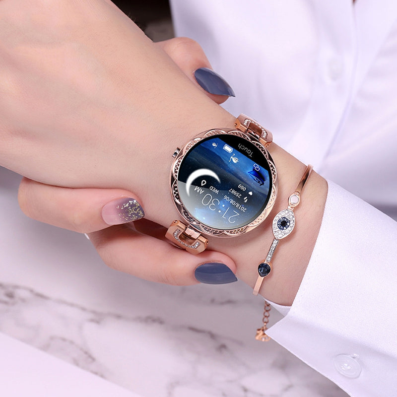 Fashion Women's Smart Watch Waterproof Wearable Device Heart Rate Monitor Sports Smartwatch for Women Ladies Mostore.com