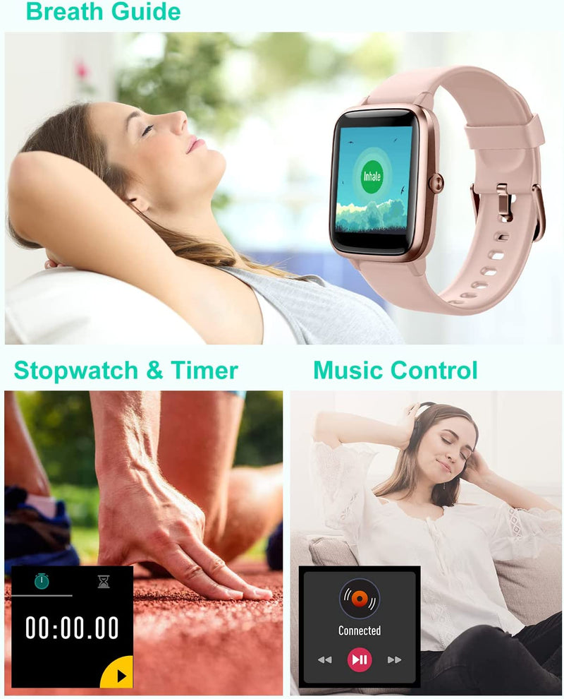 Smart Watch For IOS And Android Phones IP68 Waterproof Smartwatch Fitness Tracker Watch With Heart Rate Sleep Monitor Steps Calories Counter Mostore.com