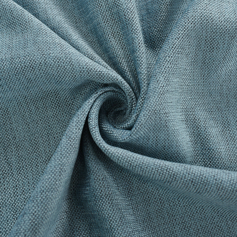 Factory direct stitching simple solid chenille curtain high shading curtain finished living room bedroom curtains CJ