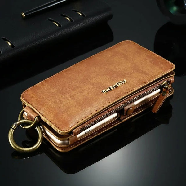 Luxury PU Leather Case For 8 Plus X XR XS Max 11 Flip Stand Wallet Cases For  8 7 Plus 6s SE Pouch Capinhas Mostore.com