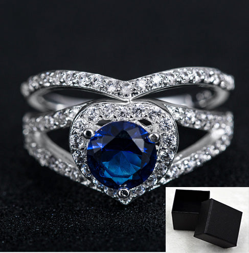 Heart-shaped Diamond Ring Mostore.com