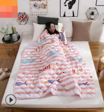 Winter Lazy Quilt with Sleeves Mostore.com