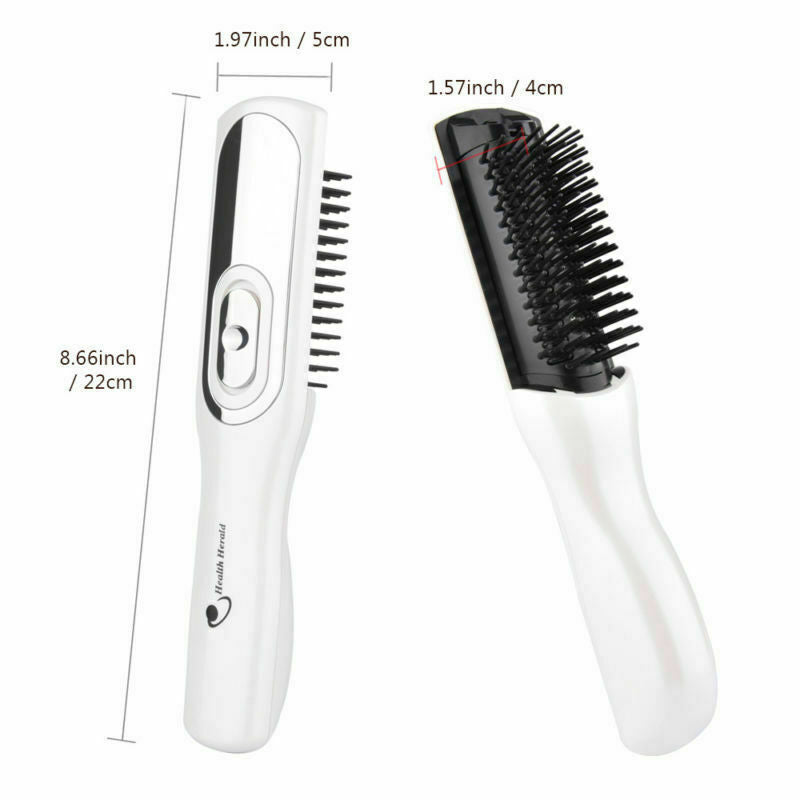 Electric Laser Infrared Anti Hair Loss Comb Vibration Scalp Massager Hair Brush Hair Scalp Massage Comb Hairbrush Bristle Nylon Women Wet Dry Curly Detangle Hair Brush Salon Hairdressing Mostore.com