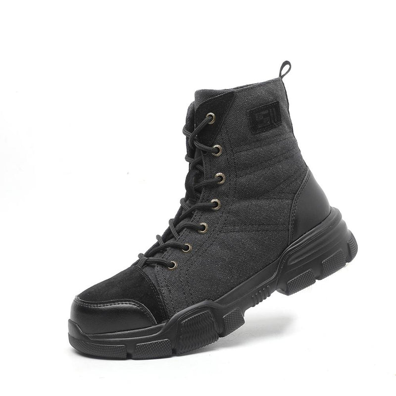Safety Shoes Steel Toe Cap High-Top Work Protective Labor Insurance Shoes Mostore.com