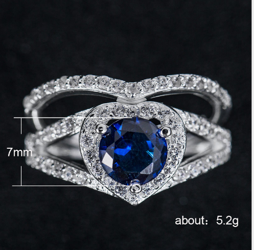 Heart-shaped Diamond Ring Mostore.com