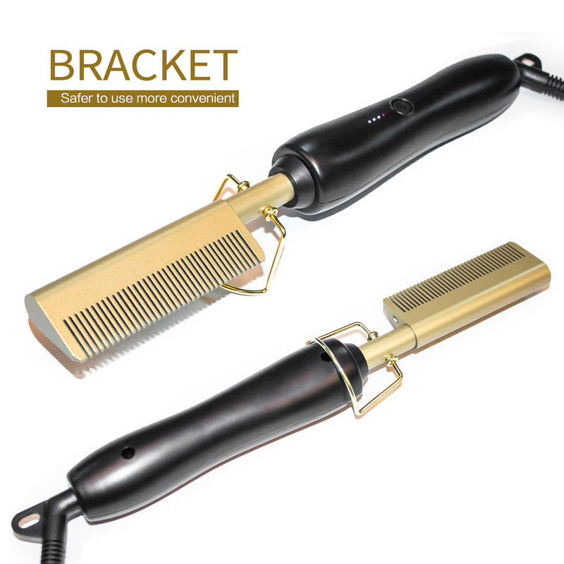 Hair Straightener Brush Comb Mostore.com